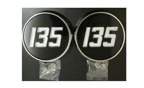 Metal side badge - metal, chrome